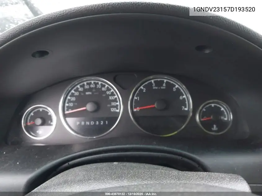 1GNDV23157D193520 2007 Chevrolet Uplander Ls