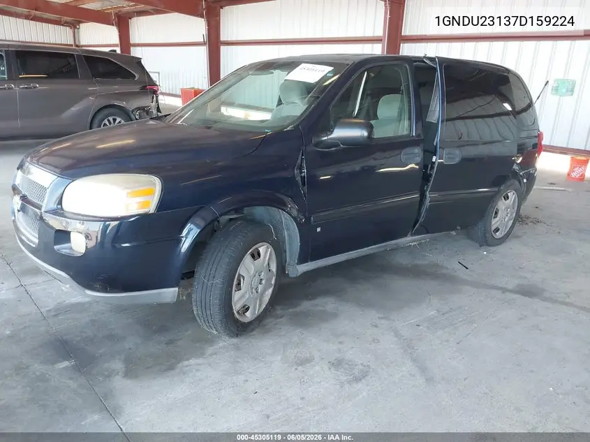 2007 Chevrolet Uplander Ls VIN: 1GNDU23137D159224 Lot: 45305119