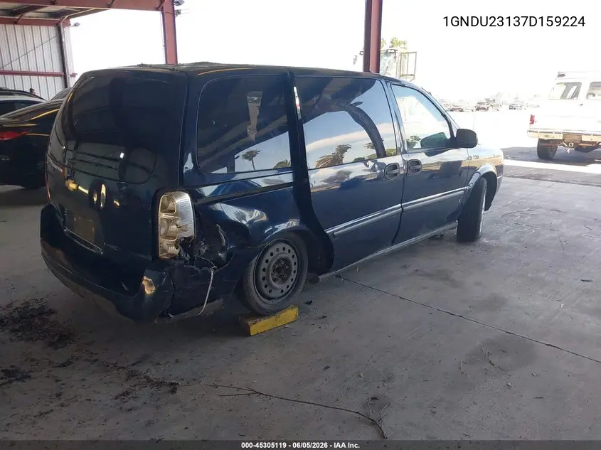2007 Chevrolet Uplander Ls VIN: 1GNDU23137D159224 Lot: 45305119