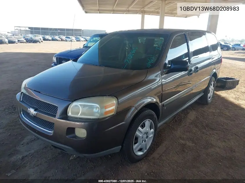 1GBDV13W68D208983 2008 Chevrolet Uplander Cargo