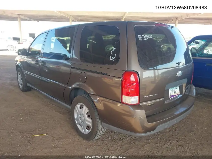 1GBDV13W68D208983 2008 Chevrolet Uplander Cargo