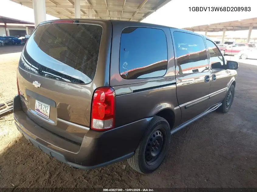 1GBDV13W68D208983 2008 Chevrolet Uplander Cargo