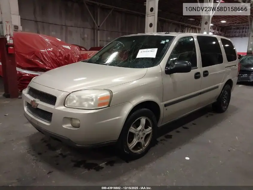 1GNDV23W58D158666 2008 Chevrolet Uplander Ls