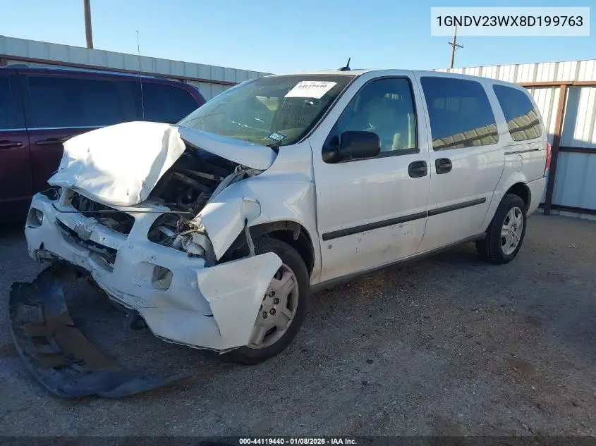 1GNDV23WX8D199763 2008 Chevrolet Uplander Ls