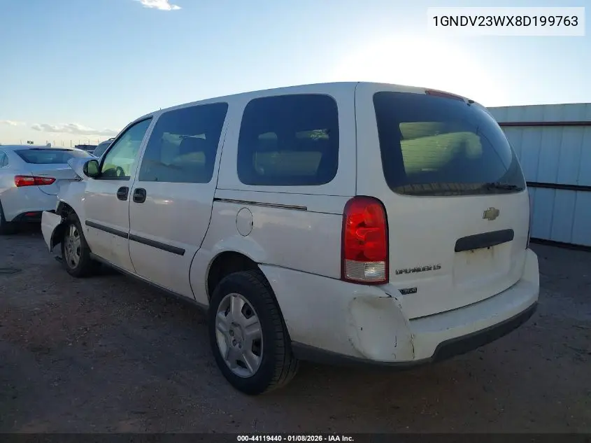 1GNDV23WX8D199763 2008 Chevrolet Uplander Ls