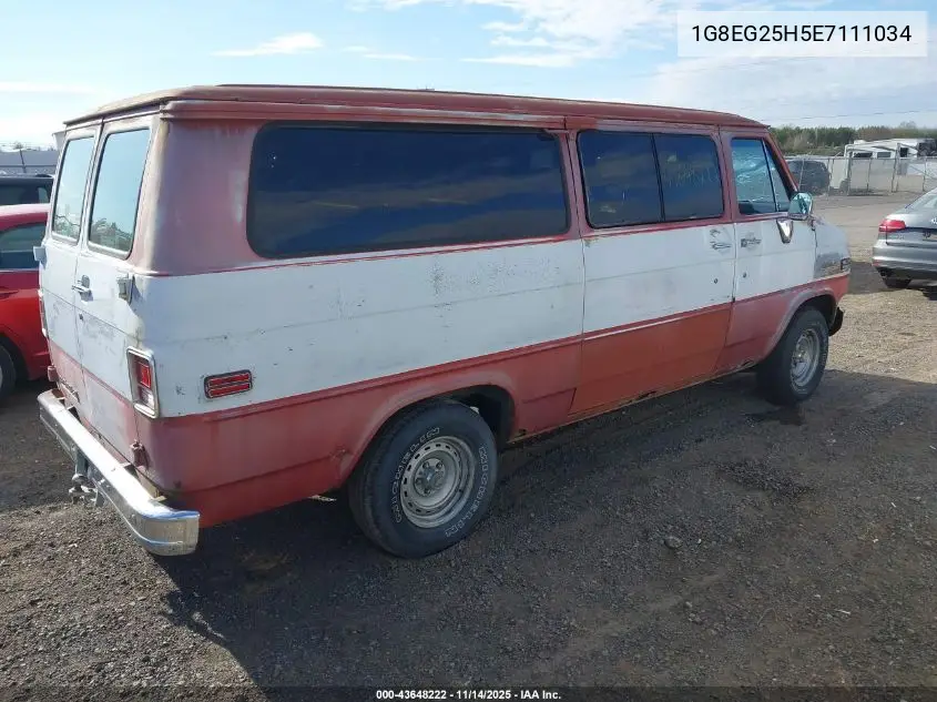 1G8EG25H5E7111034 1984 Chevrolet G20