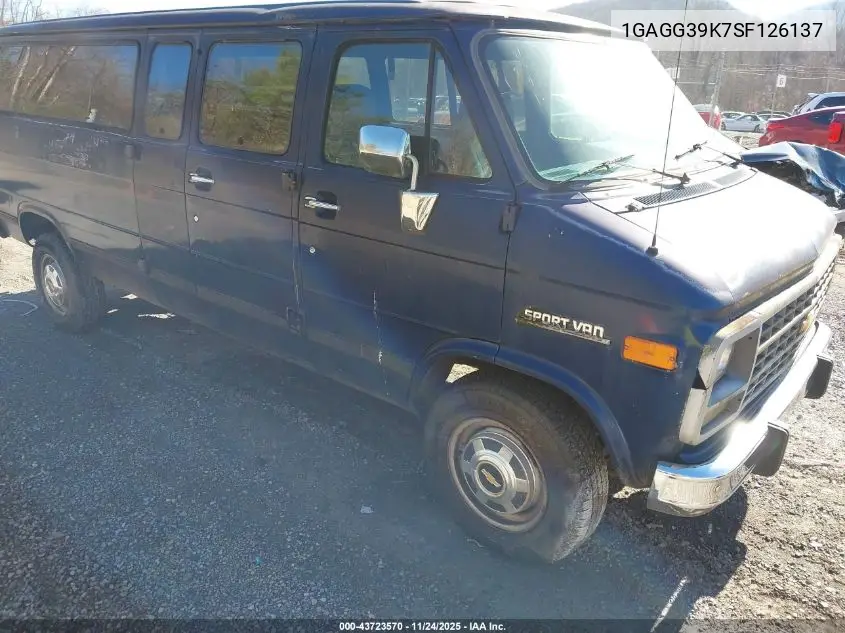 1GAGG39K7SF126137 1995 Chevrolet G30 G30