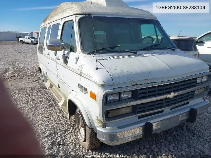 1GBEG25K0SF238104 1995 Chevrolet G20