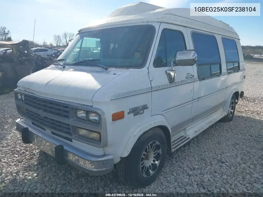 1GBEG25K0SF238104 1995 Chevrolet G20