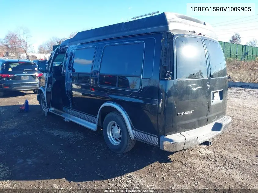 1GBFG15R0V1009905 1997 Chevrolet Chevy Van Yf7 Upfitter Pkg.