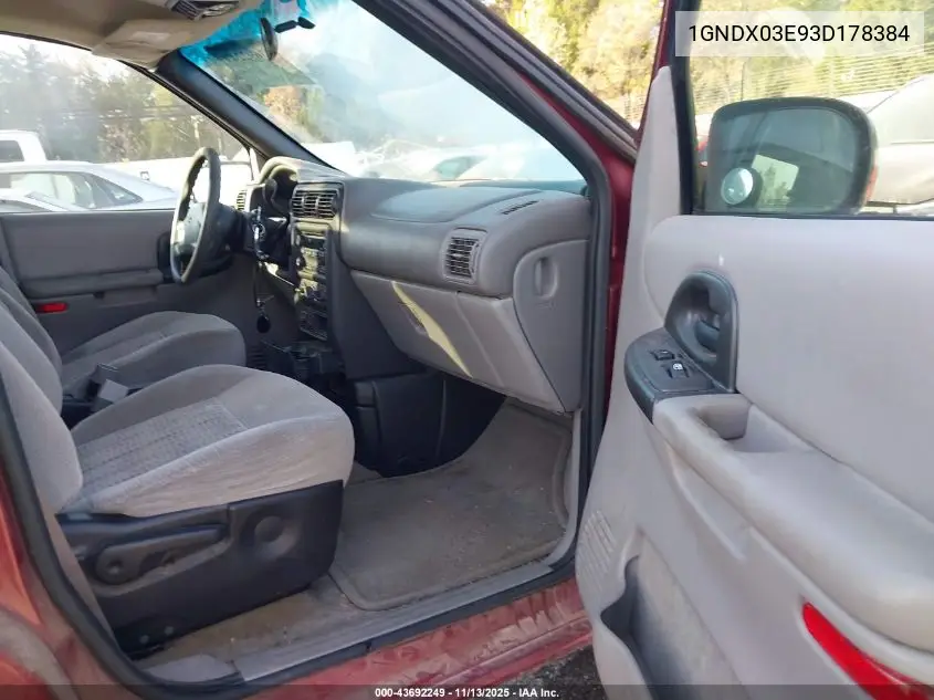 1GNDX03E93D178384 2003 Chevrolet Venture Ls
