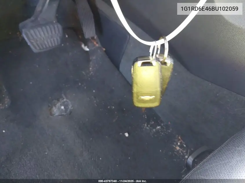 1G1RD6E46BU102059 2011 Chevrolet Volt