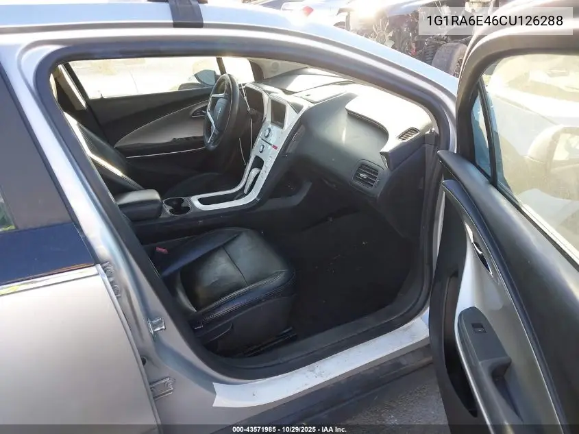 1G1RA6E46CU126288 2012 Chevrolet Volt