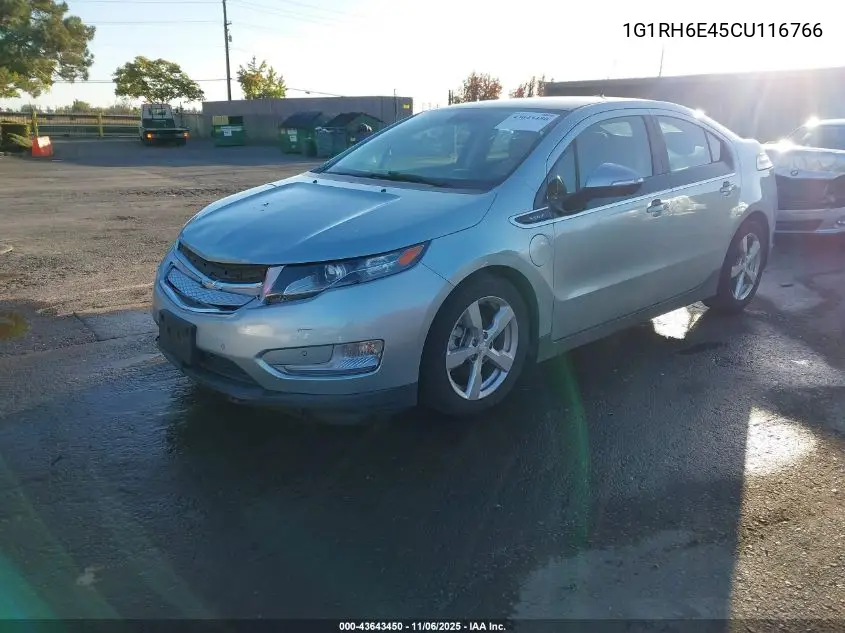 1G1RH6E45CU116766 2012 Chevrolet Volt