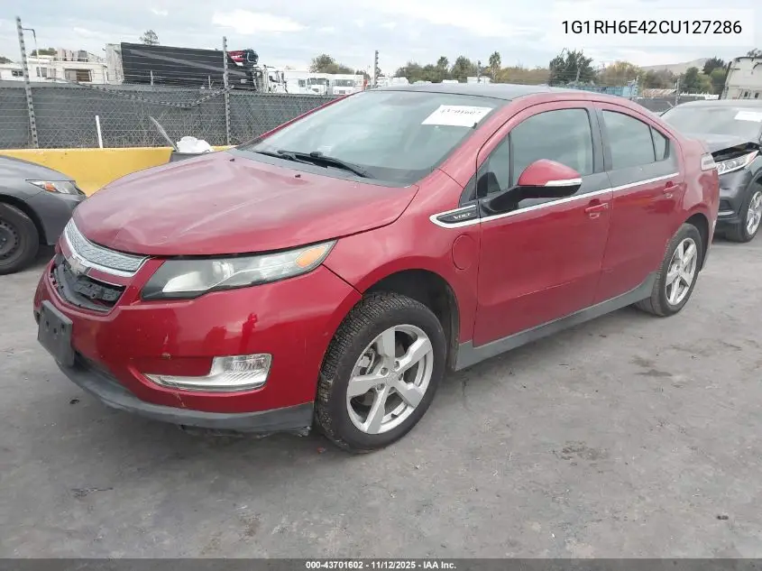 1G1RH6E42CU127286 2012 Chevrolet Volt