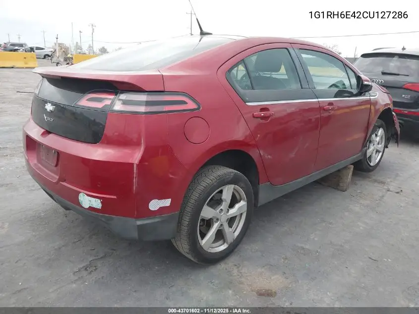 1G1RH6E42CU127286 2012 Chevrolet Volt