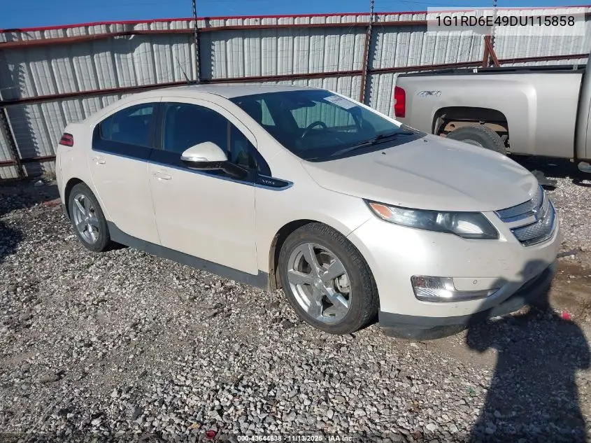 1G1RD6E49DU115858 2013 Chevrolet Volt