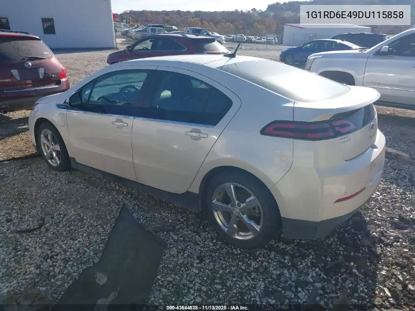 1G1RD6E49DU115858 2013 Chevrolet Volt