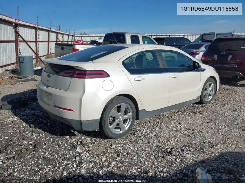 1G1RD6E49DU115858 2013 Chevrolet Volt