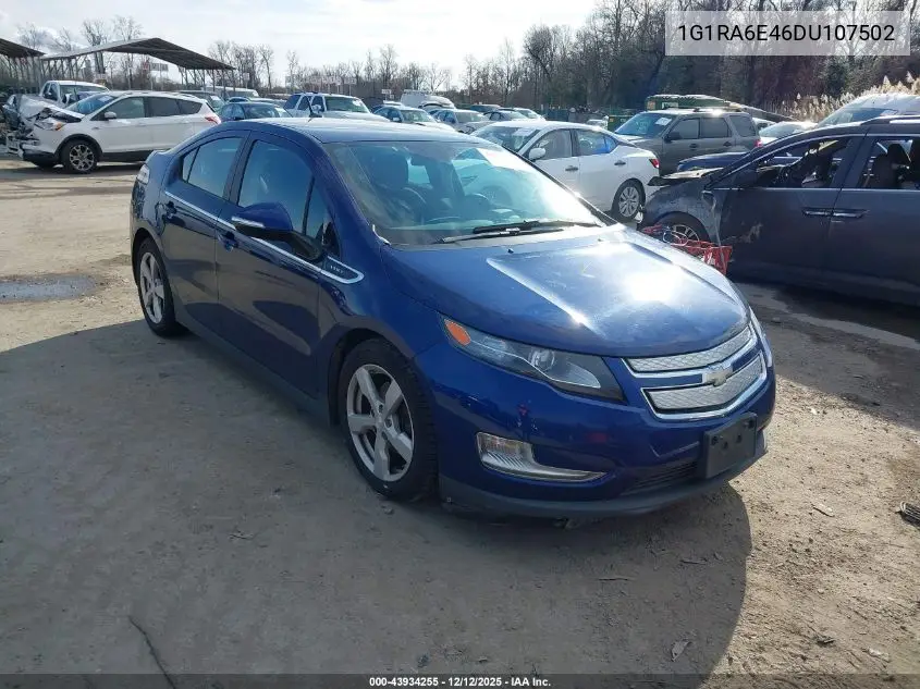 1G1RA6E46DU107502 2013 Chevrolet Volt