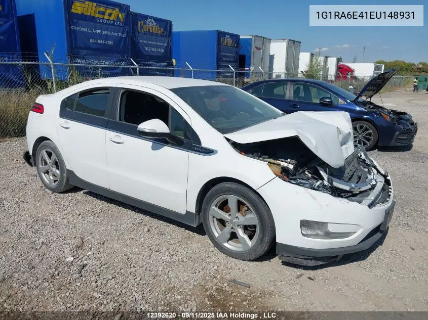 1G1RA6E41EU148931 2014 Chevrolet Volt