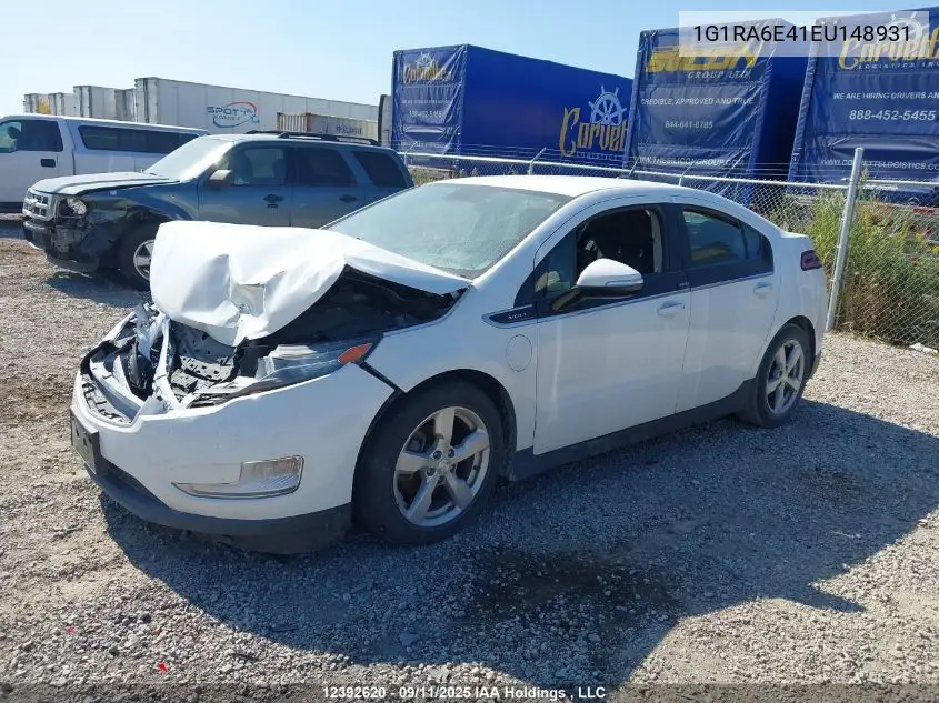 1G1RA6E41EU148931 2014 Chevrolet Volt