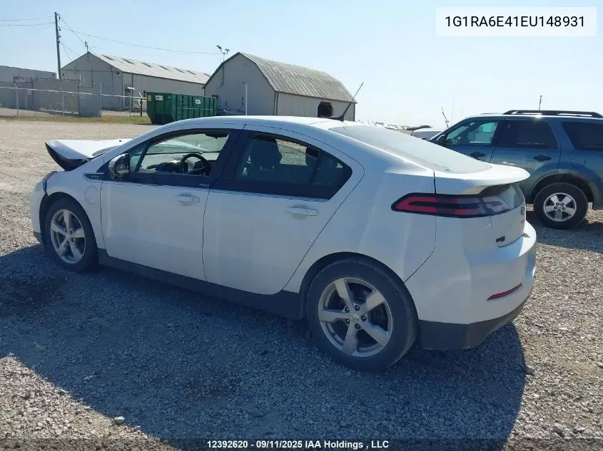1G1RA6E41EU148931 2014 Chevrolet Volt