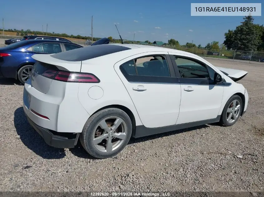 1G1RA6E41EU148931 2014 Chevrolet Volt