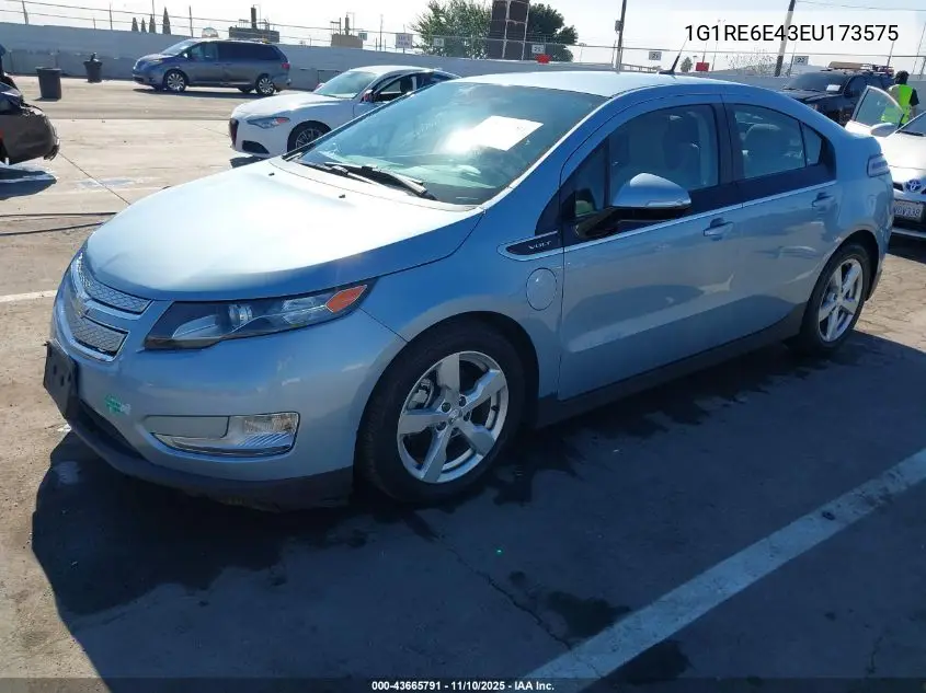 1G1RE6E43EU173575 2014 Chevrolet Volt