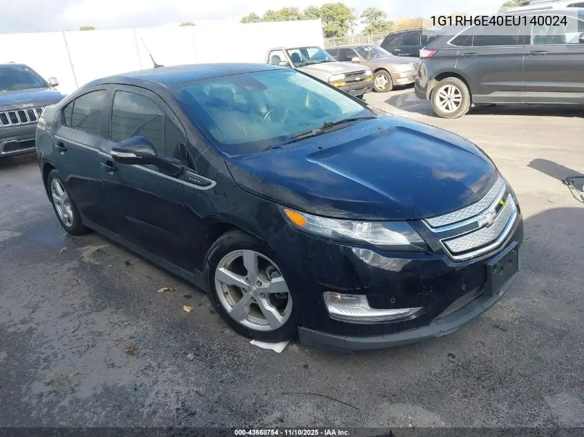 1G1RH6E40EU140024 2014 Chevrolet Volt