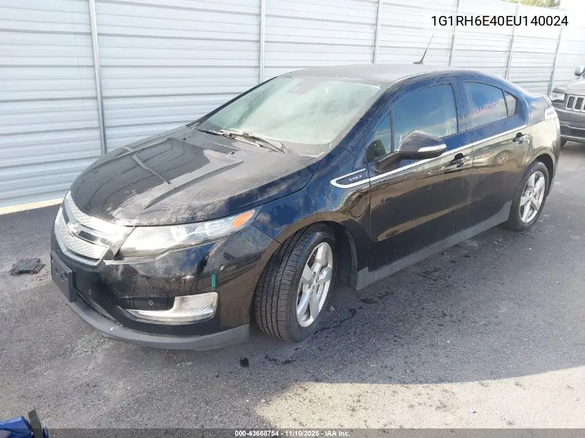 1G1RH6E40EU140024 2014 Chevrolet Volt