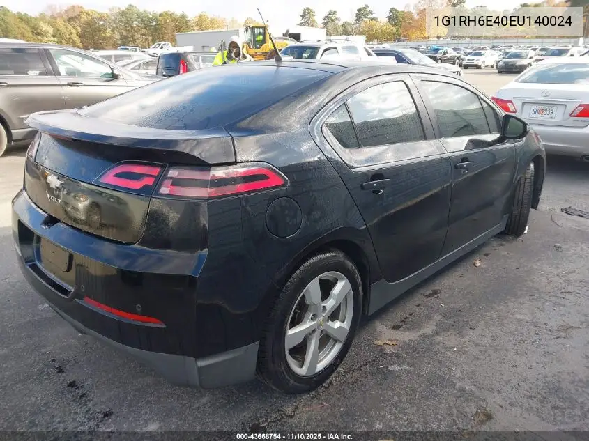 1G1RH6E40EU140024 2014 Chevrolet Volt