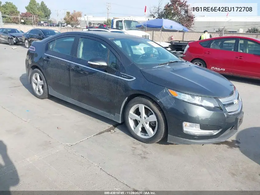 1G1RE6E42EU172708 2014 Chevrolet Volt