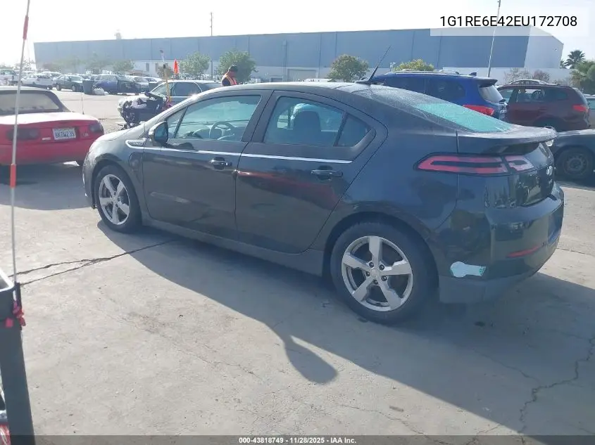 1G1RE6E42EU172708 2014 Chevrolet Volt