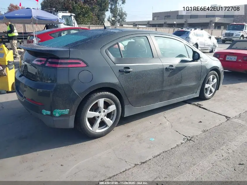 1G1RE6E42EU172708 2014 Chevrolet Volt