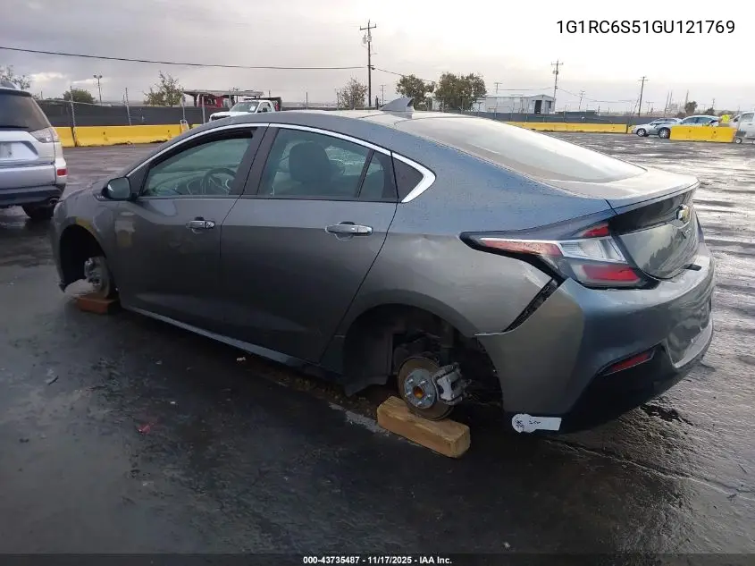1G1RC6S51GU121769 2016 Chevrolet Volt Lt