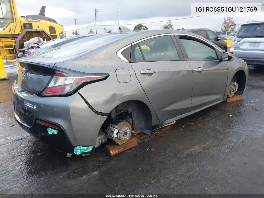 1G1RC6S51GU121769 2016 Chevrolet Volt Lt