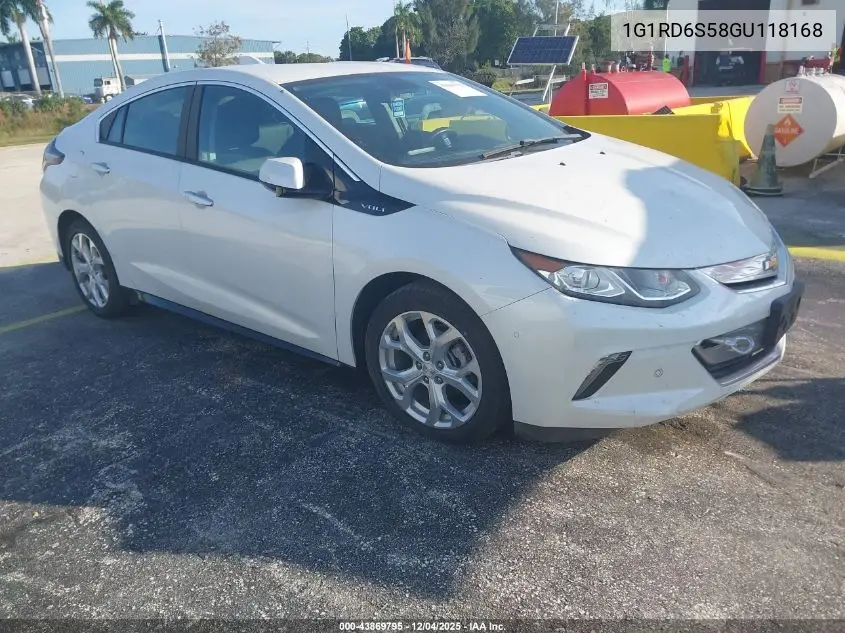 1G1RD6S58GU118168 2016 Chevrolet Volt Premier