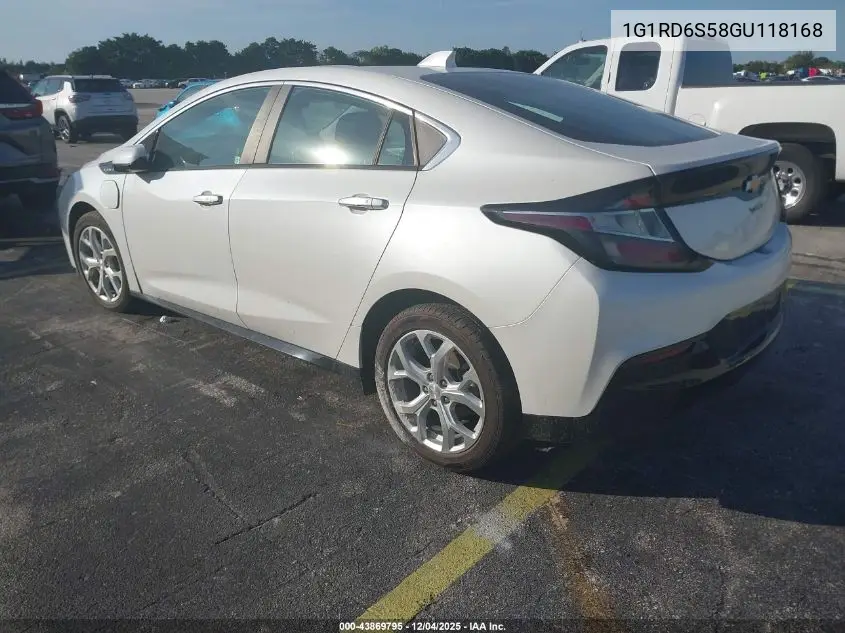 1G1RD6S58GU118168 2016 Chevrolet Volt Premier