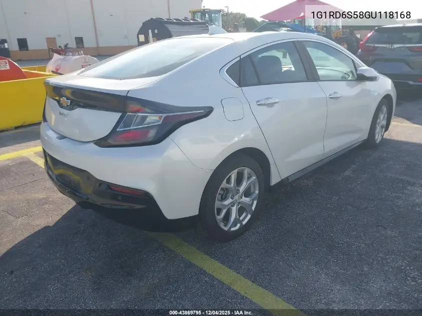 1G1RD6S58GU118168 2016 Chevrolet Volt Premier