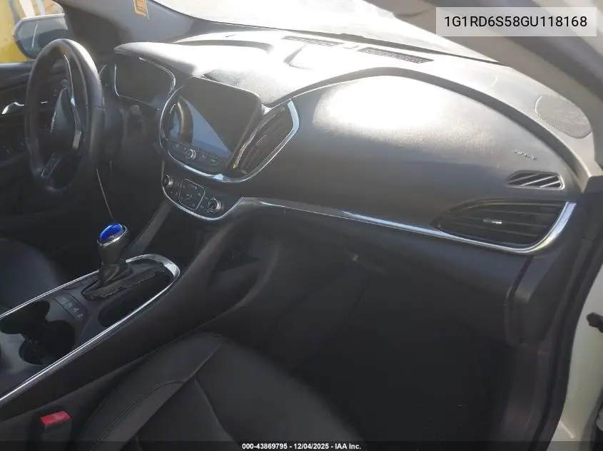 1G1RD6S58GU118168 2016 Chevrolet Volt Premier