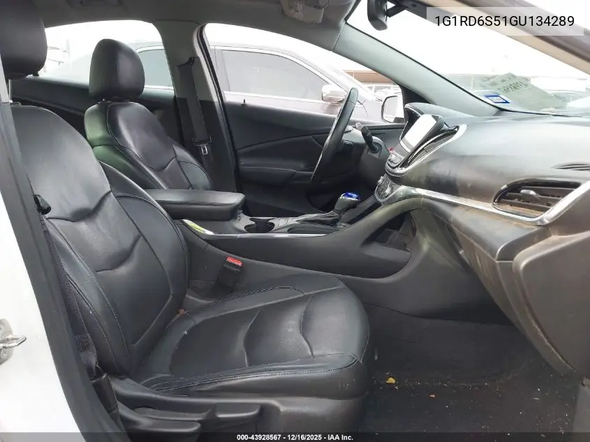 1G1RD6S51GU134289 2016 Chevrolet Volt Premier