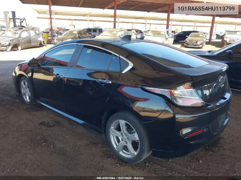 1G1RA6S54HU113799 2017 Chevrolet Volt Lt