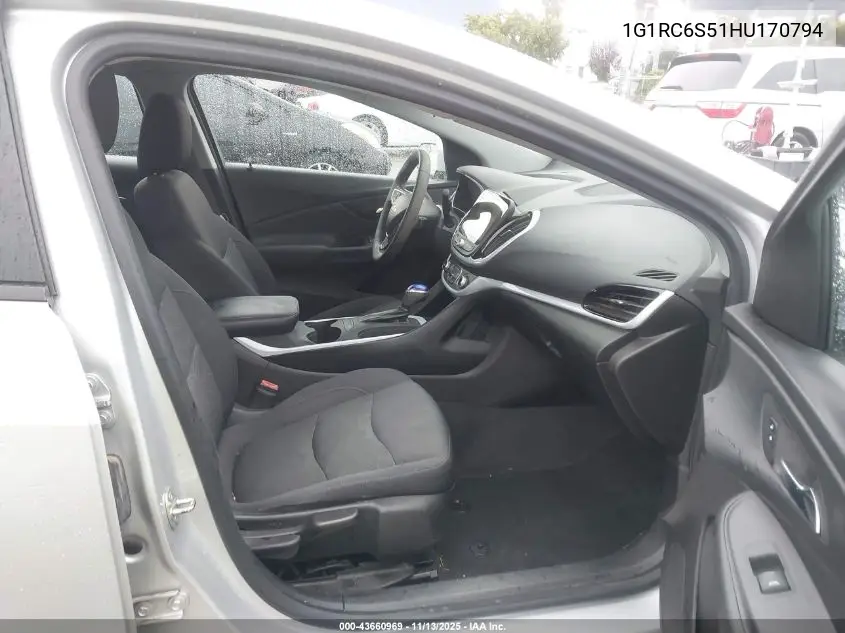 1G1RC6S51HU170794 2017 Chevrolet Volt Lt