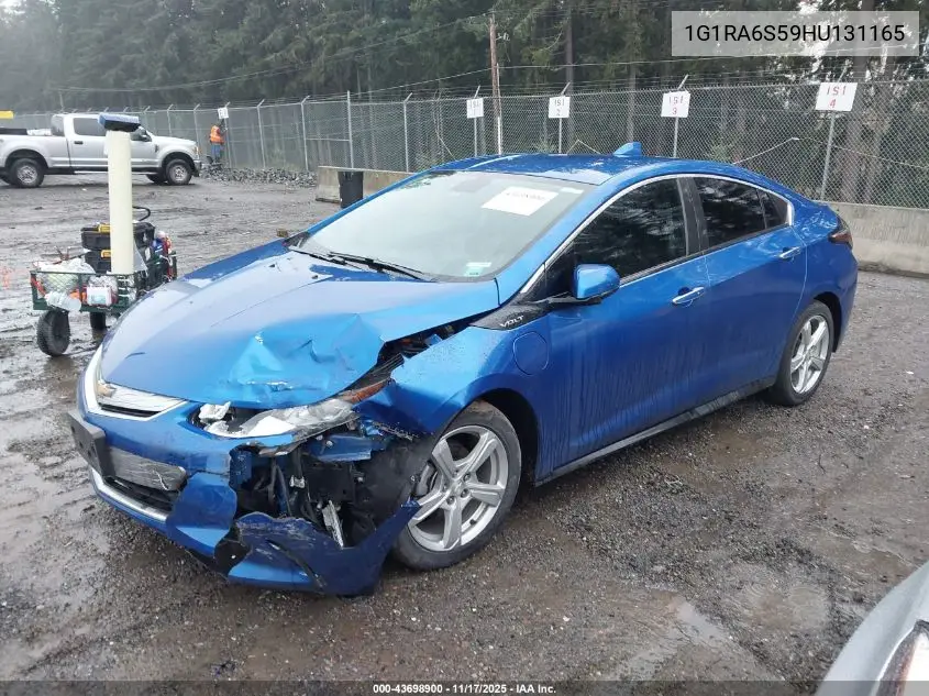 1G1RA6S59HU131165 2017 Chevrolet Volt Lt