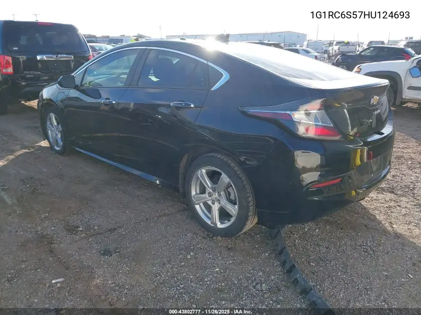 1G1RC6S57HU124693 2017 Chevrolet Volt Lt