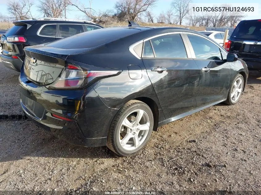 1G1RC6S57HU124693 2017 Chevrolet Volt Lt