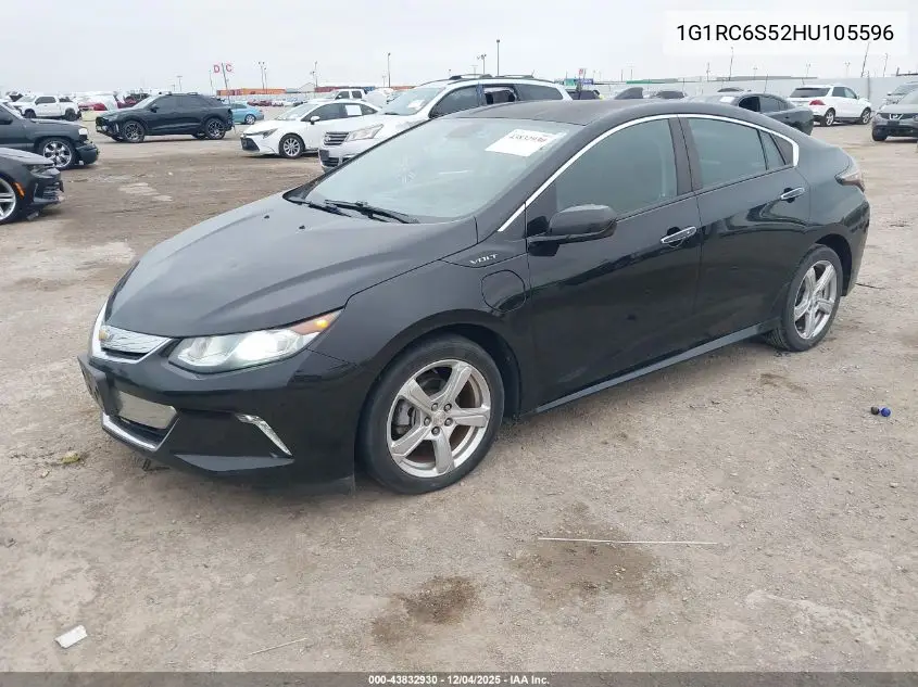 1G1RC6S52HU105596 2017 Chevrolet Volt Lt