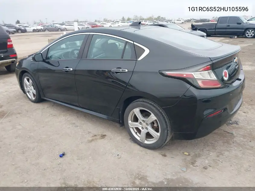 1G1RC6S52HU105596 2017 Chevrolet Volt Lt