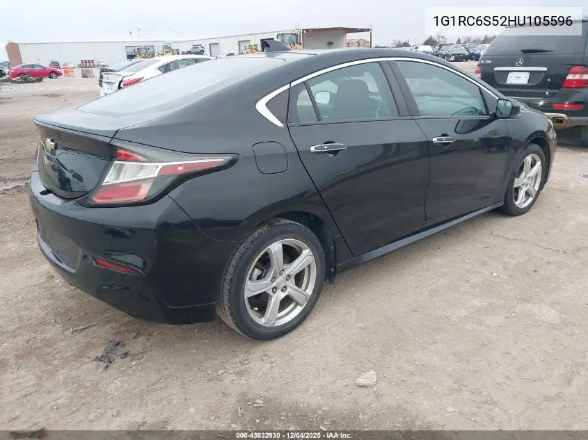 1G1RC6S52HU105596 2017 Chevrolet Volt Lt